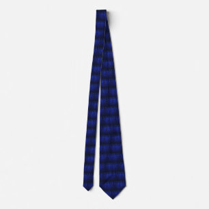 Blue Racing Flames on Carbon Fibre Print Tie