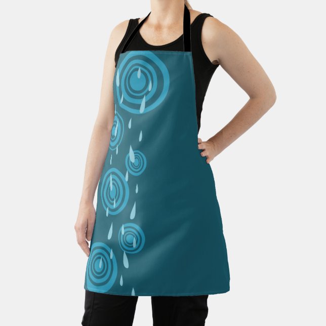 Blue Rain Apron (Insitu)