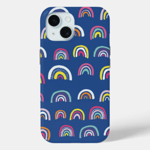 Blue Rainbow iPhone Case