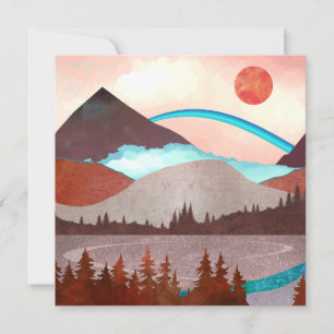 Blue Rainbow Landscape