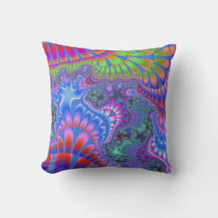 Blue Rainbow Melt Cushion
