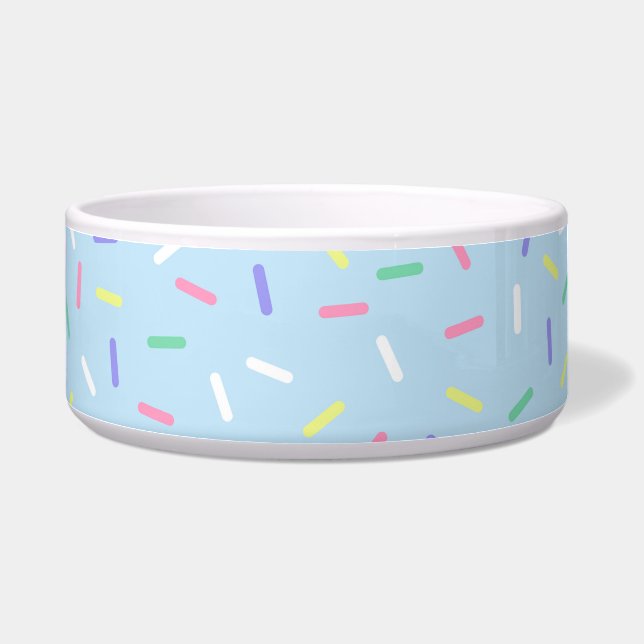 Blue rainbow sprinkles confetti fun colourful  (Left)