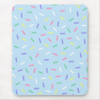 Blue rainbow sprinkles confetti fun colourful