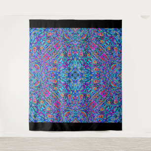 Blue Rainbow Trip Tapestry