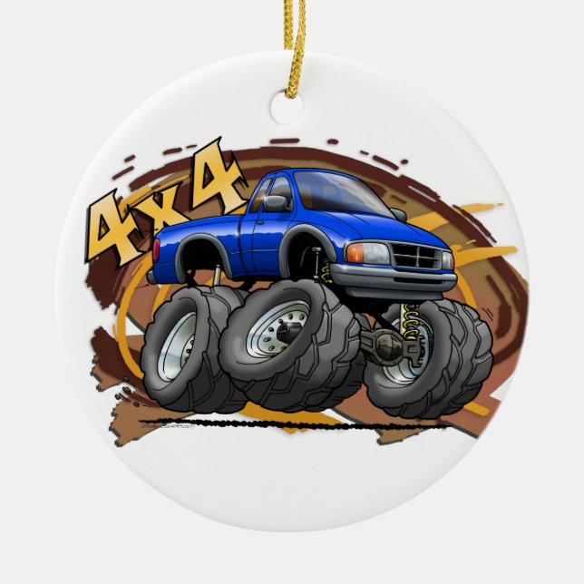 Blue Ranger Ceramic Tree Decoration (Front)