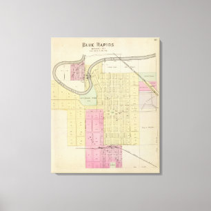 Blue Rapids, Marshall County, Kansas Canvas Print