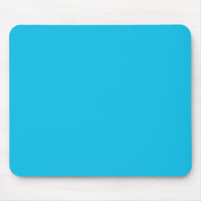 Blue raspberry (solid color)  mouse mat (Front)
