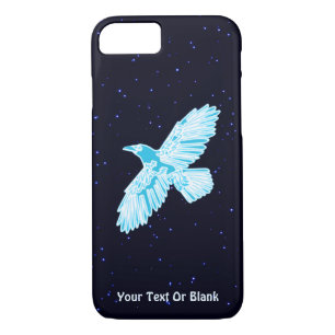 Blue Raven On Stars iPhone 8/7 Case