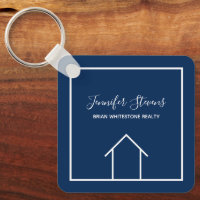 Blue Real Estate Company Custom Realtor Square