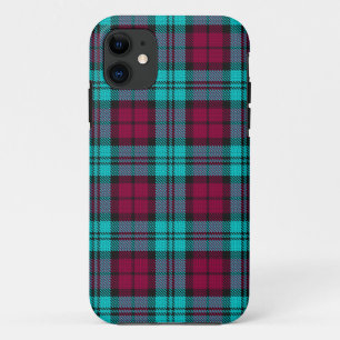 Blue Red Campbell Tartan Blackwatch Plaid iPhone 11 Case