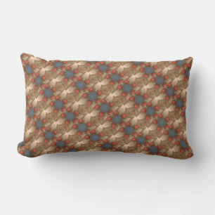 Blue Red Christmas Decoration Baubles Outdoor Cushion