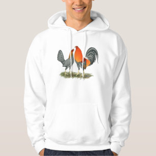 Blue Red Gamefowl Hoodie