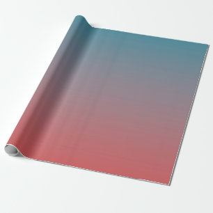 Blue-Red Gradient Wrapping Paper