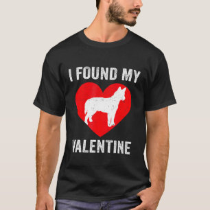Blue Red Heeler Australian Cattle Dog Valentines D T-Shirt
