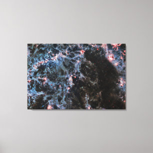Blue & Red NGC 5068 JWST Canvas Print