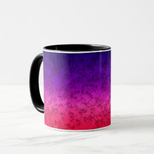Blue-red Ombre Mug