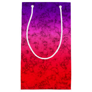 Blue-red Ombre Small Gift Bag