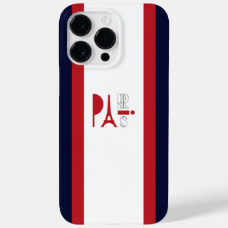 Blue red stripes colour | Iphone 14 pro max case