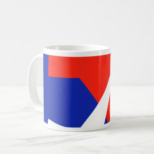 Blue Red White Item Coffee Mug