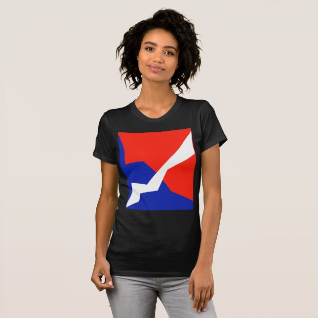 Blue Red White Item T-Shirt (Front Full)
