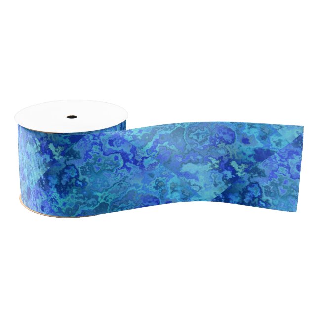 blue reef grosgrain ribbon (Spool)