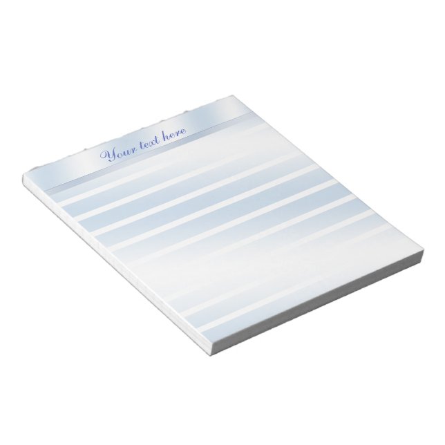 Blue Reflection Lined Personalised Notepad (Angled)