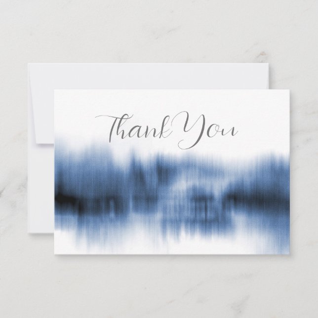 Blue Reflection Thank You Card (Front)