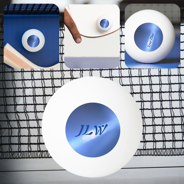 Blue Refraction Personalised Ping Pong Ball (Creator Uploaded)