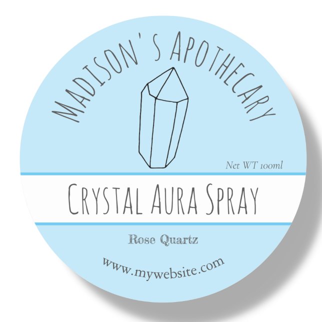 Blue | Reiki Crystal Product Labels (Creator Uploaded)