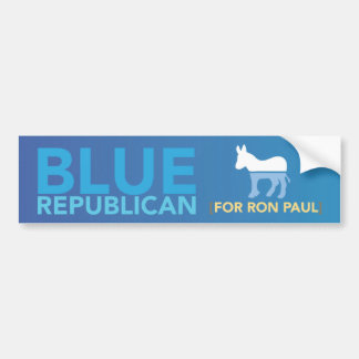 Blue Republican Bumper Sticker