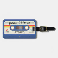Blue Retro Cassette | Marker Name