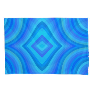Blue Retro Pattern Pillowcase