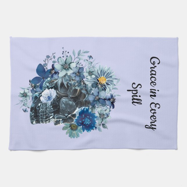 BLUE REVERIE TEA TOWEL (Horizontal)