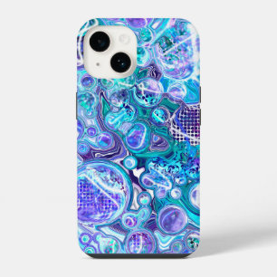 Blue Rhapsody   Abstract Art iPhone 14 Case