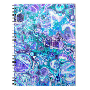 Blue Rhapsody   Abstract Art Notebook