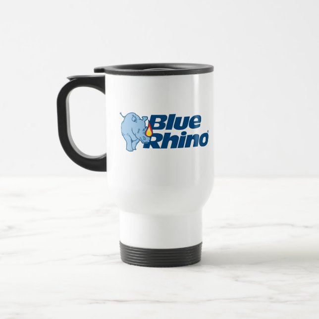 Blue Rhino Travel Mug (Left)