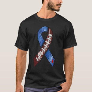 Blue Ribbon American Diabetes Awareness Month Foot T-Shirt