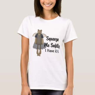 Blue Ribbon Angel Bear :: Squeeze Me Softly. T-Shirt