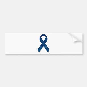 Blue ribbon bumper sticker