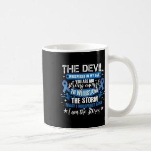 Blue Ribbon _ Colonscopy Colourectal Colon Cancer Coffee Mug