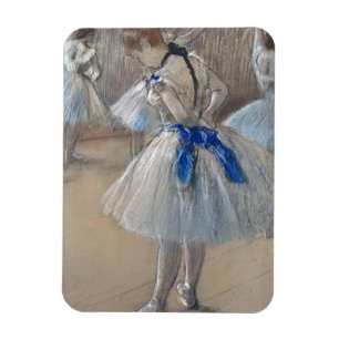 Blue Ribbon Dancer Edgar Degas Magnet