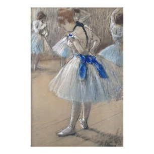 Blue Ribbon Dancer  Edgar Degas Photo Print