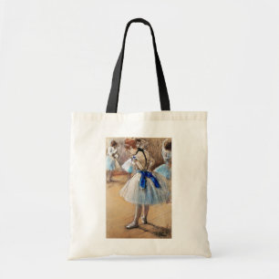 Blue Ribbon Dancer, Edgar Degas Tote Bag