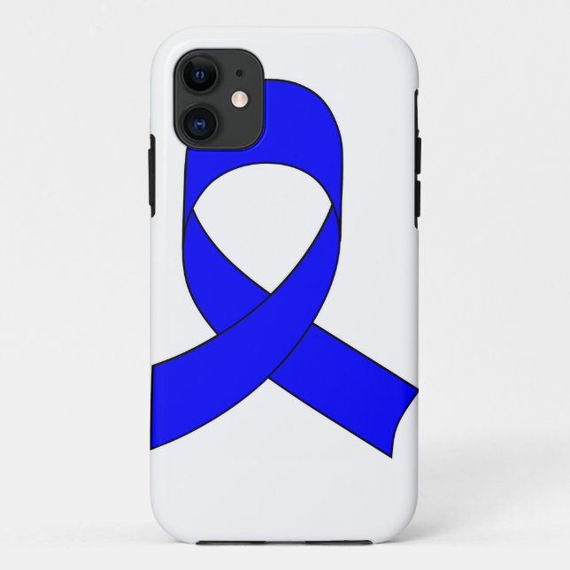 Blue Ribbon Drawing Case-Mate iPhone Case (Back)