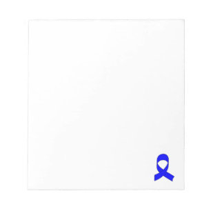 Blue Ribbon Drawing Custom Notepad