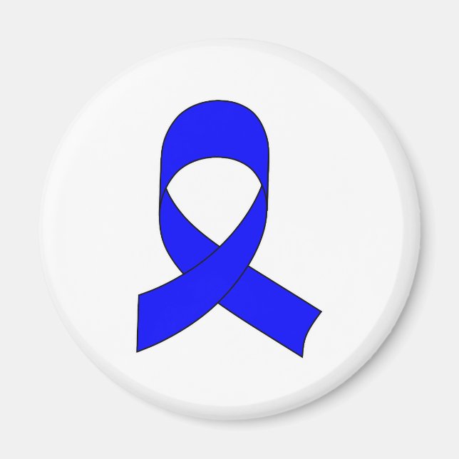 Blue Ribbon Drawing Magnet (Front)