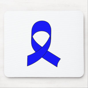 Blue Ribbon Drawing Mouse Mat