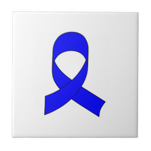 Blue Ribbon Drawing Tile