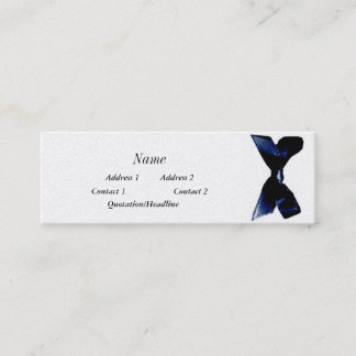 blue ribbon mini business card