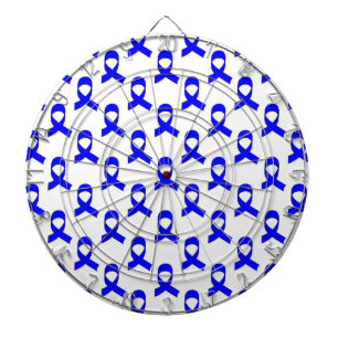 Blue Ribbon Pattern Dartboard